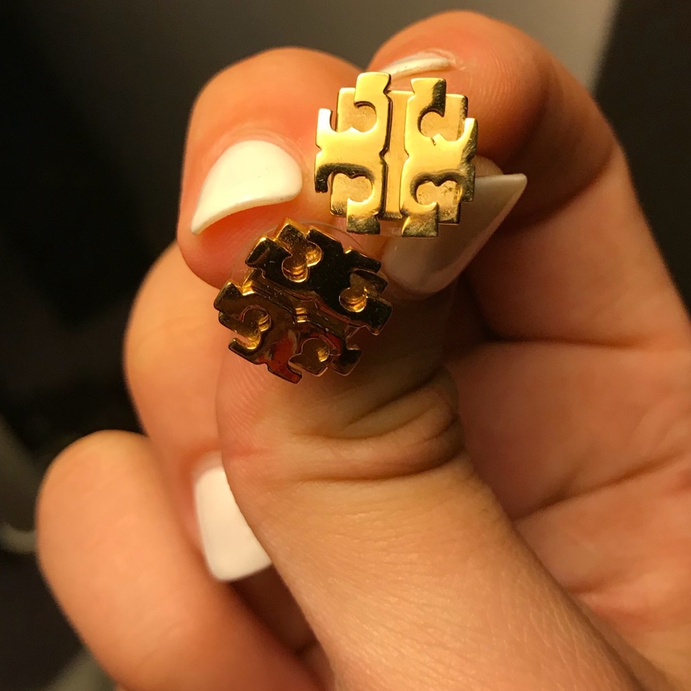 Authentic Tory Burch stud earrings
